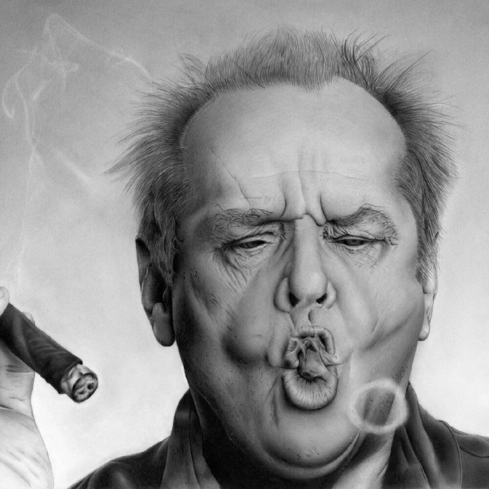 Jack, graphite drawing by hyperrealist artist Robert Leone, 2015. Available as original and limited edition fine art print.